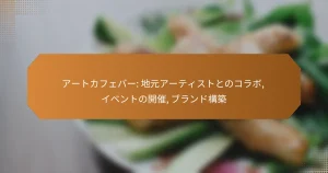 アートカフェバー: 地元アーティストとのコラボ, イベントの開催, ブランド構築
